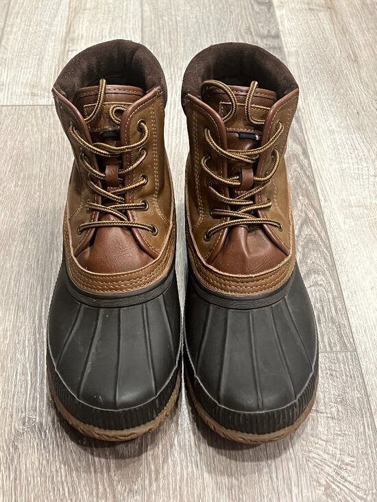 Tommy Hilfiger Weatherproof MEN\'S Rubber/Leather DUCK BOOTS Size 11 main image 4